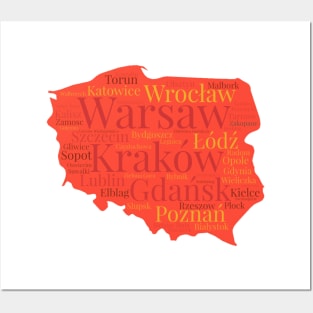 Poland Cities Posters and Art